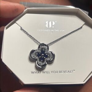 Elegant Blue and Silver Necklace by JP